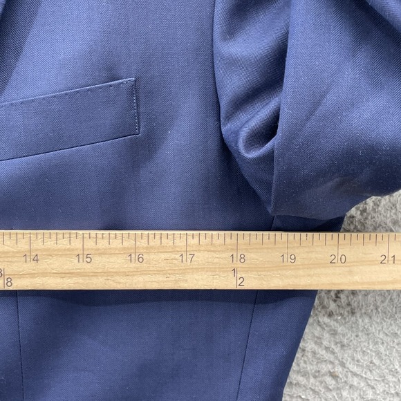 Bespoke 100% Wool Suit Men's 42R Blazer 34x29* Dress Pants Tailor-Made Business - Picture 4 of 16